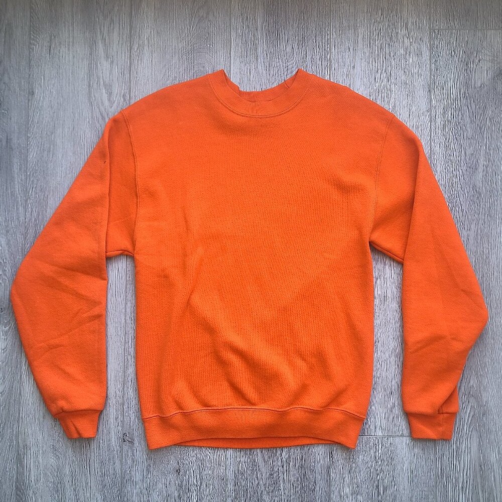 vintage Jerzees Super Sweats orange sweatshirt, size S